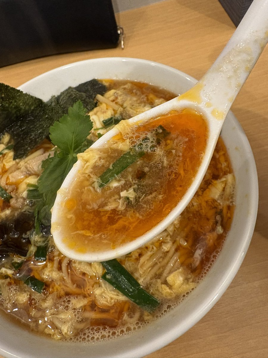 中華そば 六心🍜
 期間限定
　【酸辣湯麺】