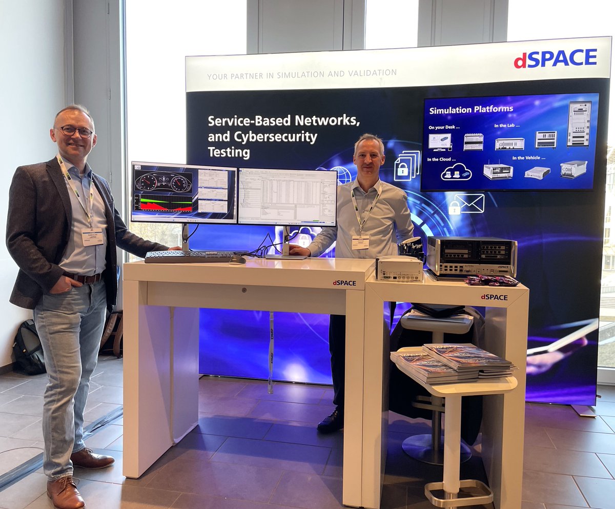 🚗💡 Excited for Automotive Ethernet Congress 2025? Our dSPACE team will show how to integrate bus systems with Ethernet. See you in Munich! 📅 Feb 18-20, 2025 📍 booth D-21 #dSPACE #automotiveethernetcongress #AEC2025 #EthernetBusNavigator