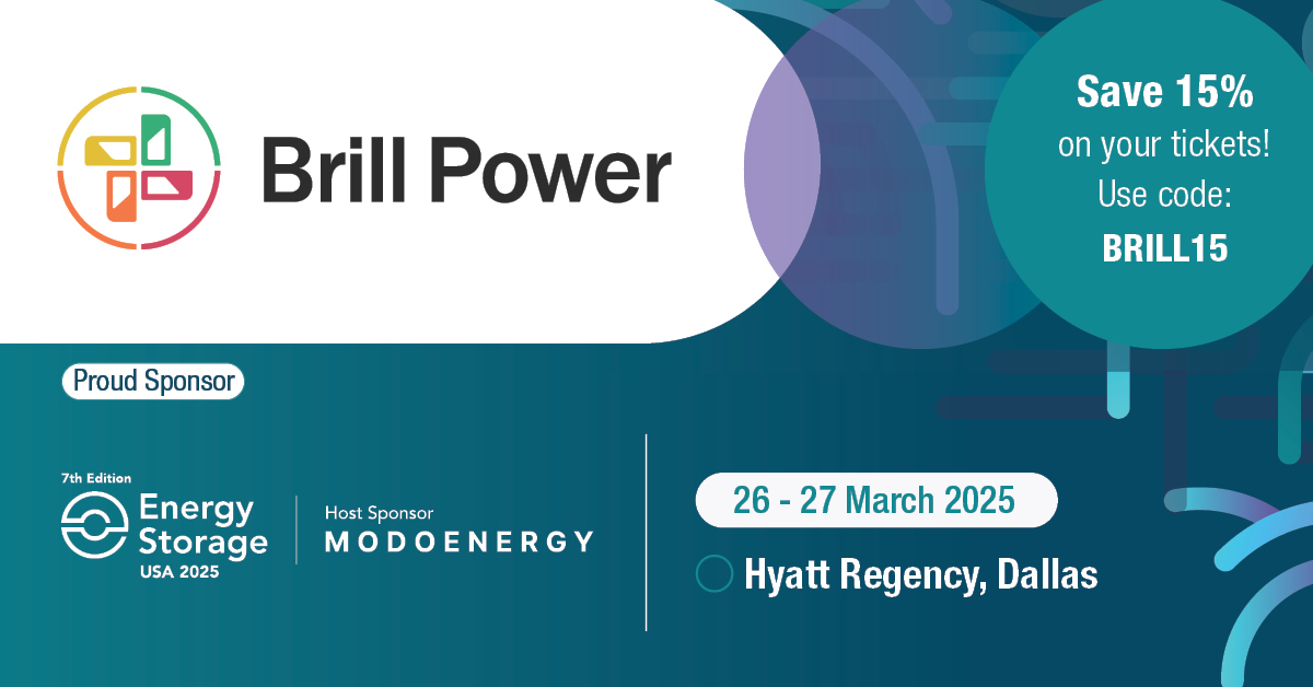 Countdown to the Energy Storage Summit USA starts today!

Get in touch to book a catch-up at hello@brillpower.com.

To benefit from 15% off your registration, use the code BRILL15.

See   you soon States-side!

<a href="/_SolarEnergy/">Solar Energy Events</a> <a href="/ModoEnergy/">Modo Energy</a>