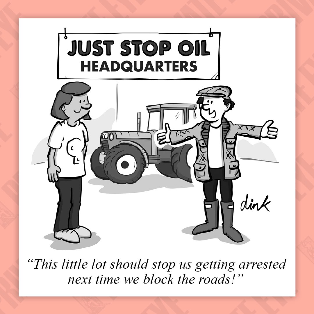 The latest from Just Stop Oil HQ…

From the new Private Eye, in shops now.