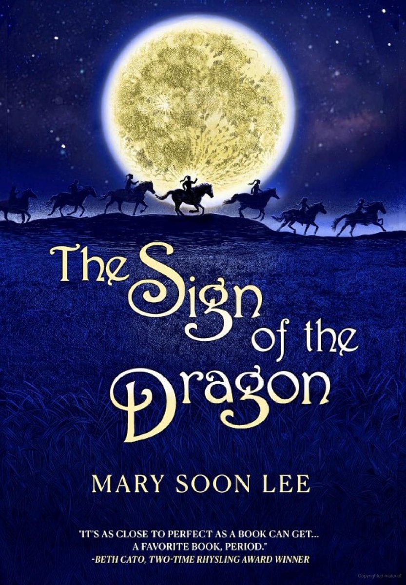 I've been rereading Mary Soon Lee's The Sign of the Dragon now that it has a gorgeous print version. I can't recommend it enough, wonderful storytelling, sublime poetry, its epic and personal and uplifting and deeply moving. marysoonlee.com