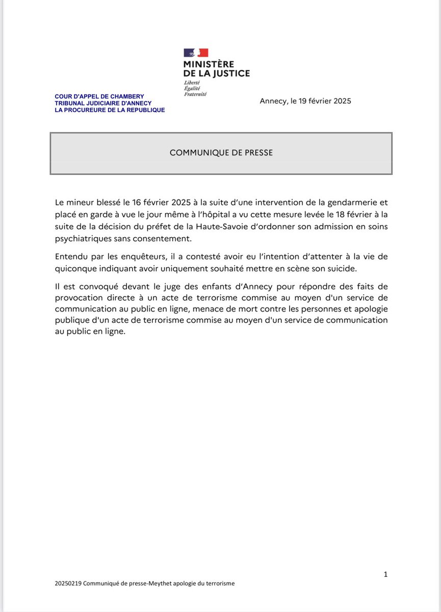 Communiqué de presse
#annecy