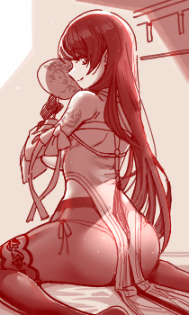 【落書き】
ドルフロ2の黛煙さん 