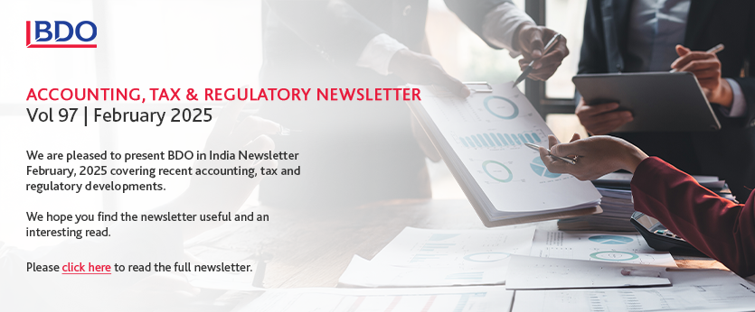 Presenting the February 2025 issue of the monthly Newsletter, covering recent accounting, tax, and regulatory developments: bit.ly/41l1fQf
#BDOIndianewsletter #monthlynewsletter #taxupdate #regulatoryupdate #BDOIndia