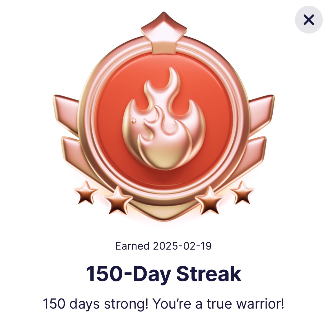 enmityancientdr's tweet image. 150-DAY STREAK BADGE EARNED in the SweatCoin App, BOOYAH!
#YesSweatcoin #CommitToLife #Committed