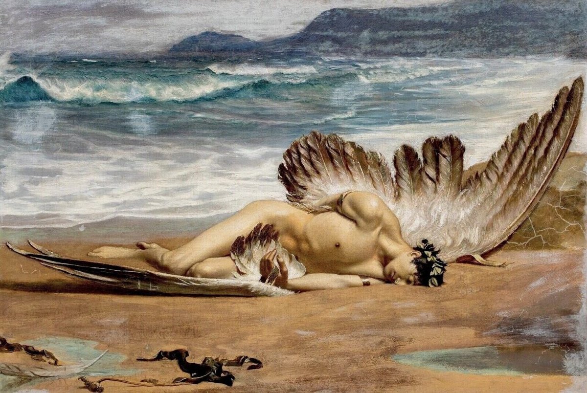 The Death of Icarus, by Alexandre Cabanel, French (1823-1889)