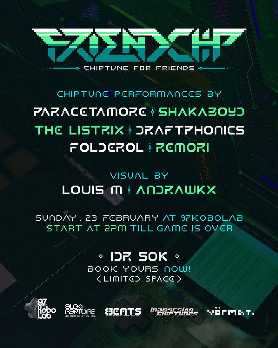 Another episode of Friendchip is coming this week!

#letsmakechiptunegreatagain