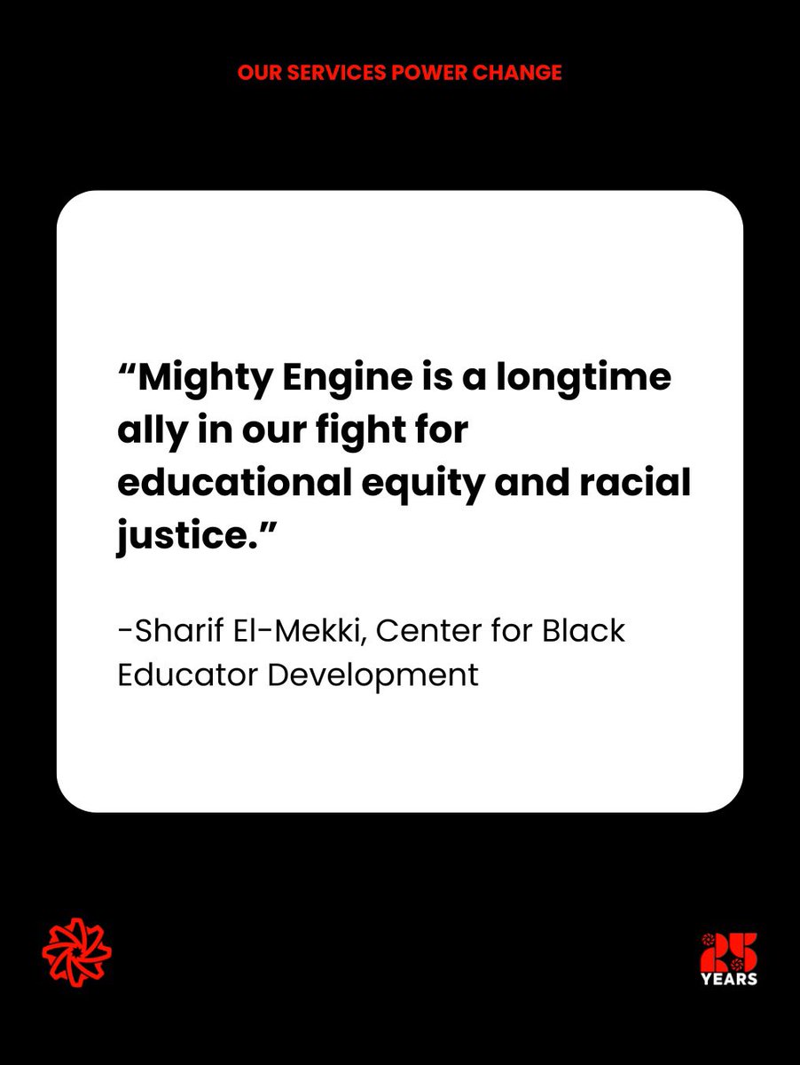 We stand with @centerblacked, a champion for justice and equity in education. ✊🏾📚

Their mission? Uplifting Black educators, rebuilding the Black Teacher Pipeline and ensuring every student thrives. We’re proud to power their movement with storytelling, strategy, and design.