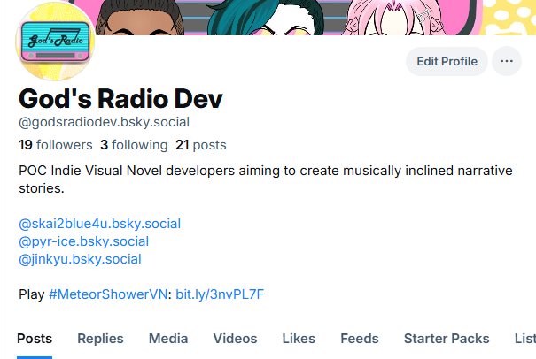 We've started posting our old posts on bluesky! make sure to drop us a follow if you're there!