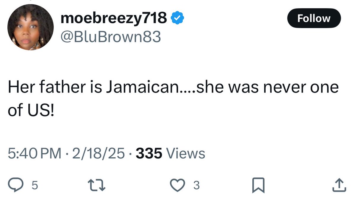 makeemhate's tweet photo. @SonyaCarswell @BluBrown83 @MsJuicyGenius Not according to you 🤦🏾‍♀️ https://t.co/ZFutIuDb7P