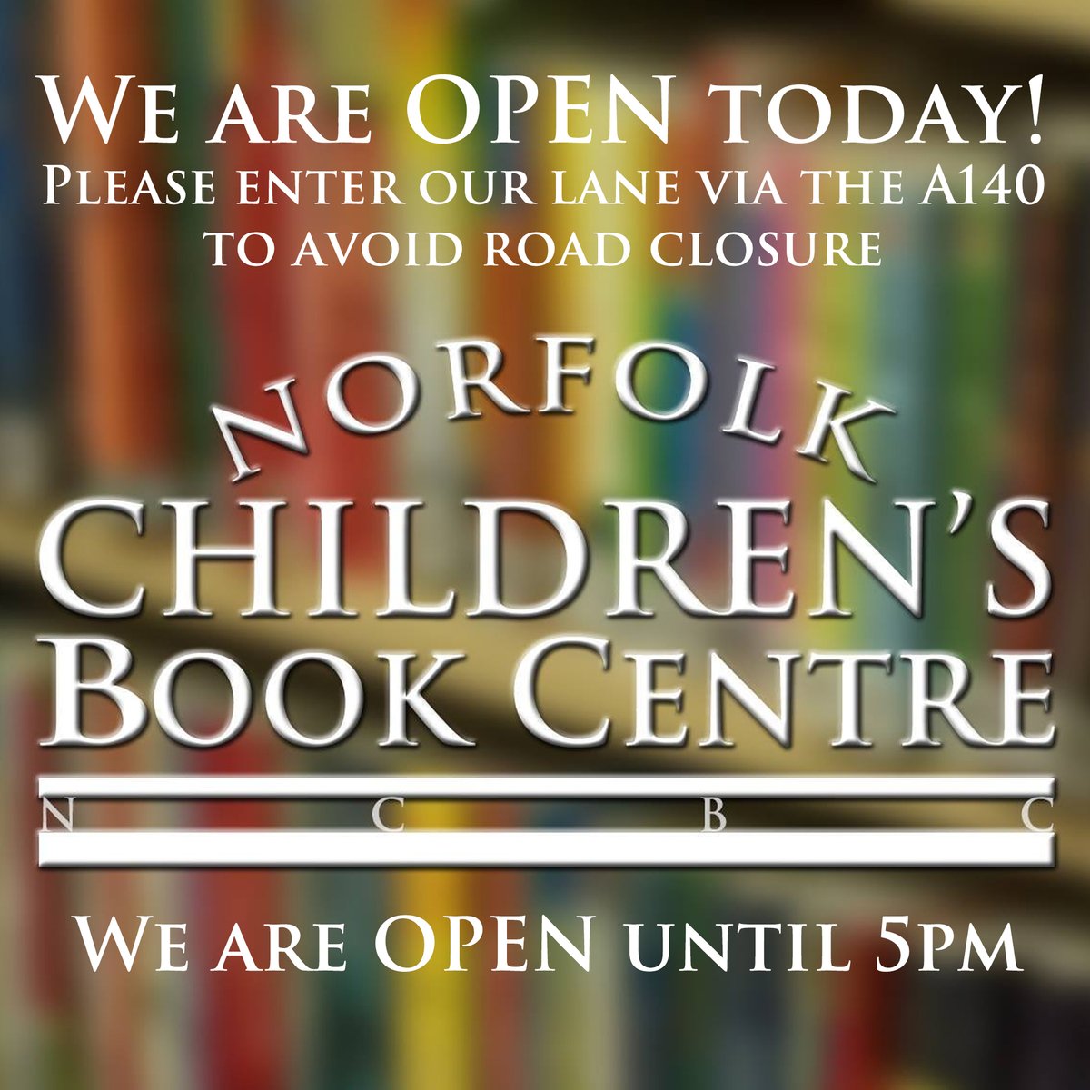 🚗We are OPEN - Access currently only from the A140, please ignore the road closed sign as the highways work is only being conducted at the very end of the lane. Thank you and we look forward to seeing all of you intrepid explorers! 😅🧐📚