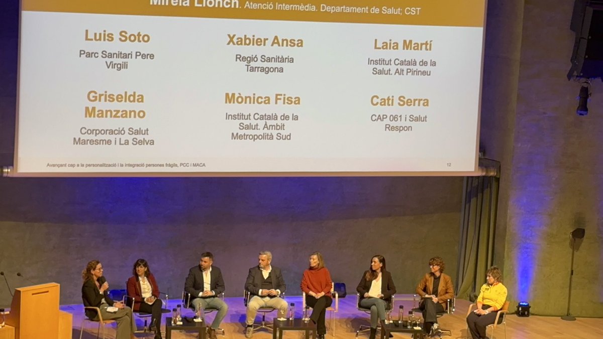 Sami Loutfi (@lout76) on Twitter photo Avui en la Jornada en la personalització i integració de l’atenció a les persones fràgils PCC/MACA. <a href="/salutcat/">Salut</a>. Workshop de pràctiques integrades entre àmbits Assistencials a tot el territori pivotant en la A.Intermèdia. <a href="/CSTerrassa/">Consorci Sanitari Terrassa - Hospital Universitari</a> <a href="/LlonchMireia/">Mireia Llonch</a> <a href="/santi_pz/">Santiago Castejón</a> <a href="/LeonorCuadra/">Leonor</a> <a href="/Dr_asensi/">Enric Asensi Batlle</a> Avui en la Jornada en la personalització i integració de l’atenció a les persones fràgils PCC/MACA. <a href="/salutcat/">Salut</a>. Workshop de pràctiques integrades entre àmbits Assistencials a tot el territori pivotant en la A.Intermèdia. <a href="/CSTerrassa/">Consorci Sanitari Terrassa - Hospital Universitari</a> <a href="/LlonchMireia/">Mireia Llonch</a> <a href="/santi_pz/">Santiago Castejón</a> <a href="/LeonorCuadra/">Leonor</a> <a href="/Dr_asensi/">Enric Asensi Batlle</a>