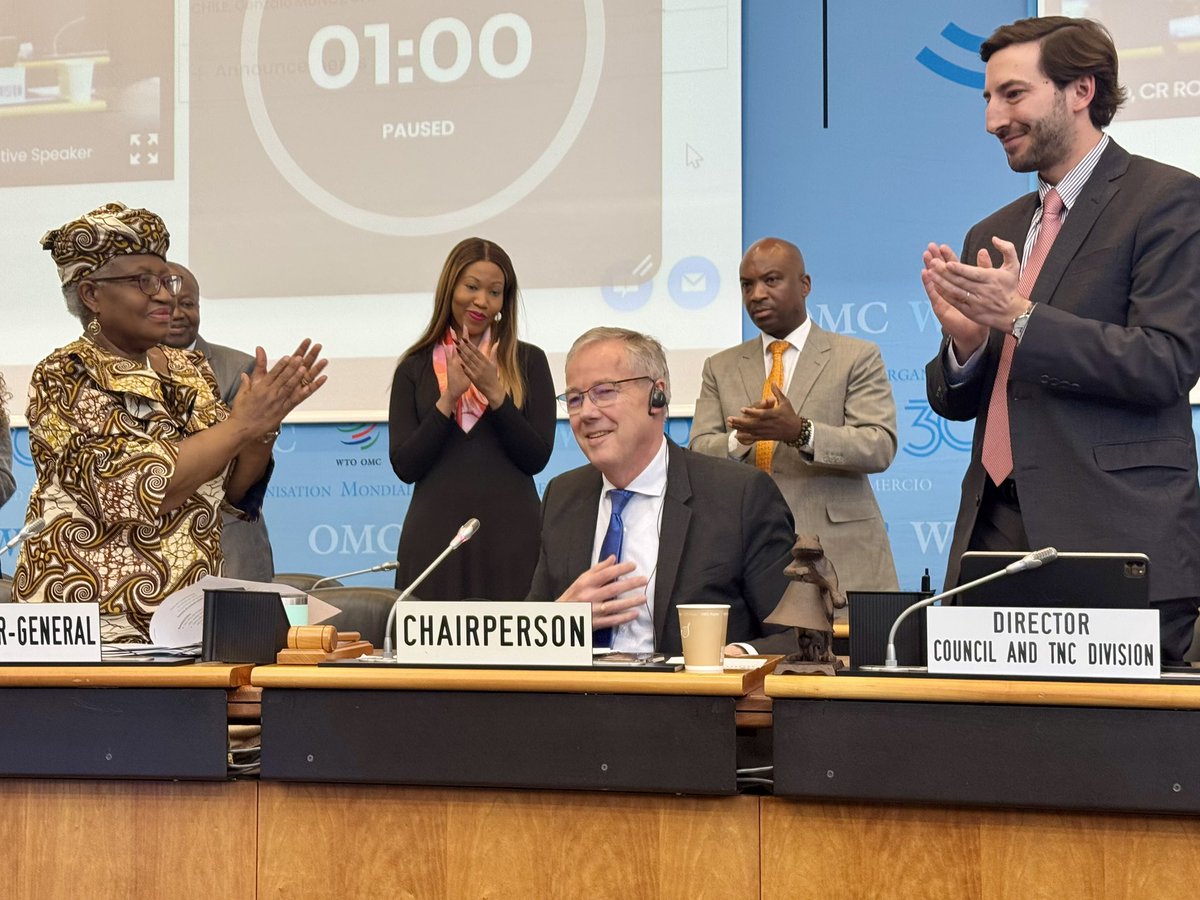 Our warmest welcome to Ambassador Saqer Abdullah Almoqbel of Saudi Arabia as new chair of the General Council! And our deep appreciation to <a href="/NorwayAmbWTO/">Petter Ølberg</a> Petter Ølberg for his dedication and leadership over the past year.