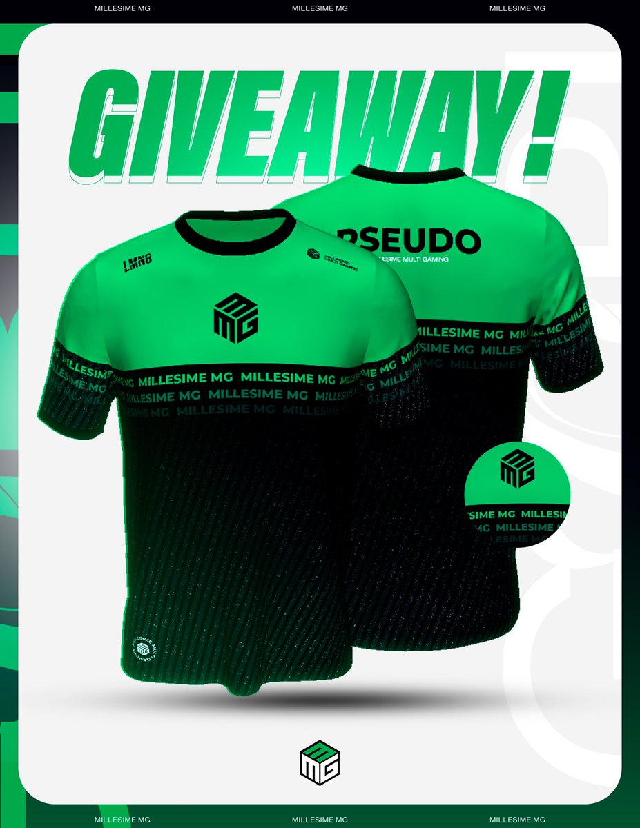 Surgical Goblin (@surgicalgoblin) on Twitter photo 🟢JERSEY GIVEAWAY🟢
- Follow <a href="/SurgicalGoblin/">Surgical Goblin</a> & <a href="/MillesimeMG/">Millesime MG</a>
- Retweet this tweet
- Comment #GoGreen
Winners: 1st of March 🟢JERSEY GIVEAWAY🟢
- Follow <a href="/SurgicalGoblin/">Surgical Goblin</a> & <a href="/MillesimeMG/">Millesime MG</a>
- Retweet this tweet
- Comment #GoGreen
Winners: 1st of March