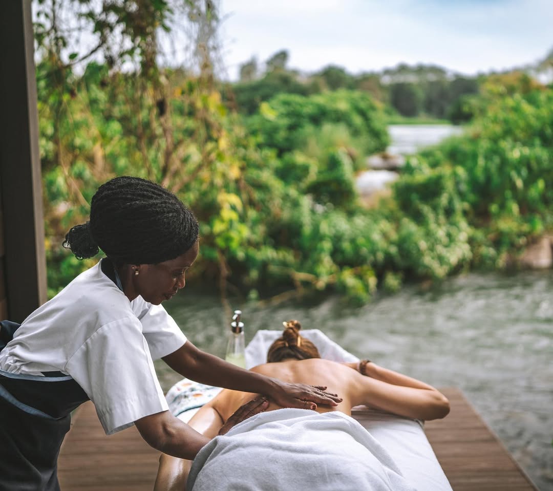Prudential_KE's tweet photo. Lemala Wildwaters Lodge, nestled in a wild rainforest surrounded by the River Nile's rushing waters in Uganda, offers a solitary and private retreat immersed in nature. https://t.co/MrPzoigIL0