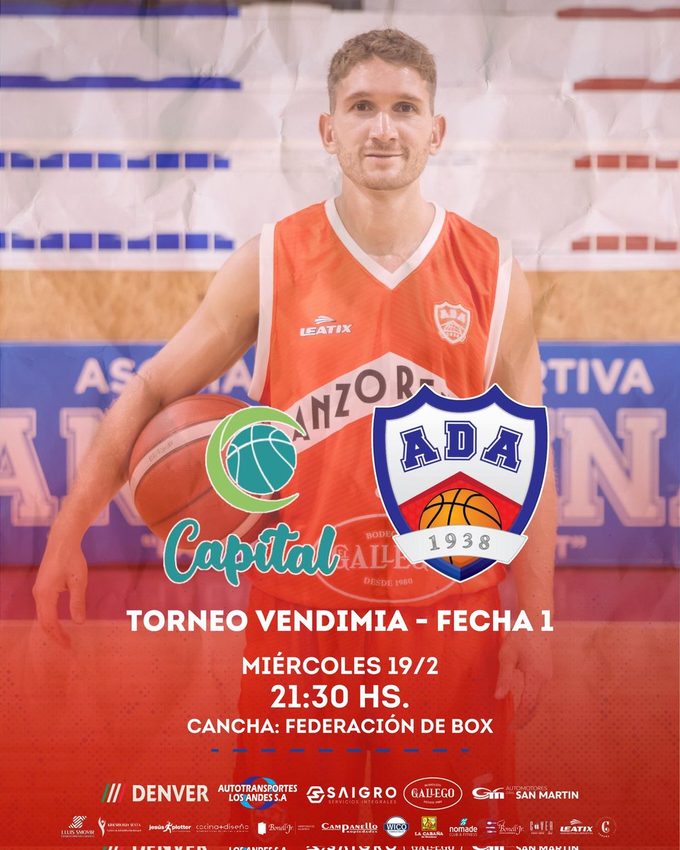 ¡Volvemos al ruedo! 🏀💪

Esta noche Anzorena debuta en el Torneo Vendimia 2025 con su visita a Capital, a las 21:30 hs. en la Federación de Box 👌

#LaCatedralDelBasquet🔴⚪️🔵