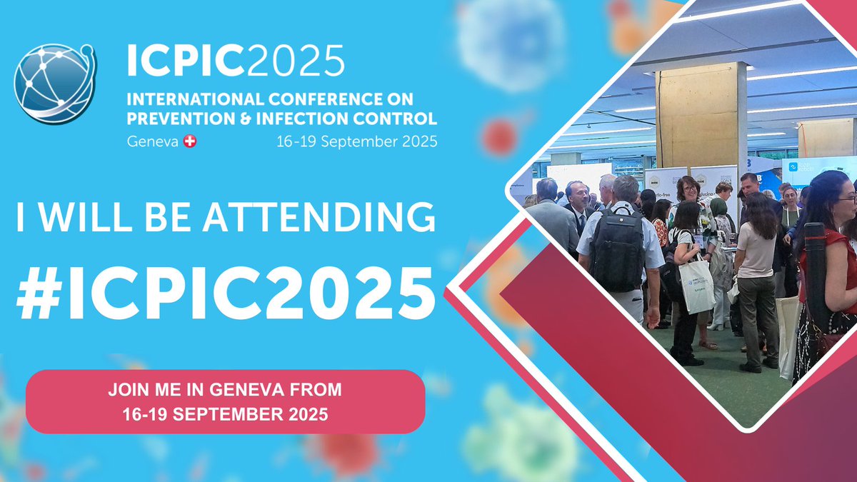EUCIC1's tweet image. Looking forward to hearing the latest scientific results on #infectionprevention during the #ICPIC2025 Congress! Check out the programme here:  conference.icpic.com/scientific-pro…
@ESCMID #ICPICcommunity #infectioncontrol @DidierPittet @ICPIC_meeting