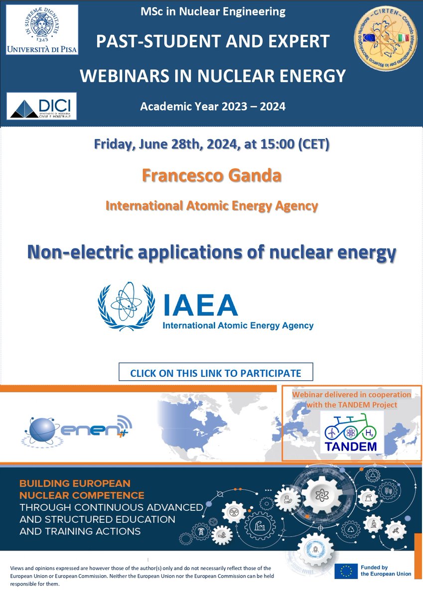 Webinar by Mrs. Julie Gorgemans, on "Introduction to design and performance of the AP1000® nuclear plant" associazioneitaliananucleare.it/webinar-by-fra…