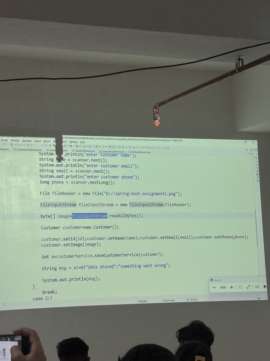 dhruvlenka's tweet image. tomorrow is the mock test so i have to recap:
- JDBI
- CRUD Operation 
- Statement: Prepared, Callable
- CRUD operations using Procedures 

have to learn about:
- File Handling

#java #backend #fullstackdev