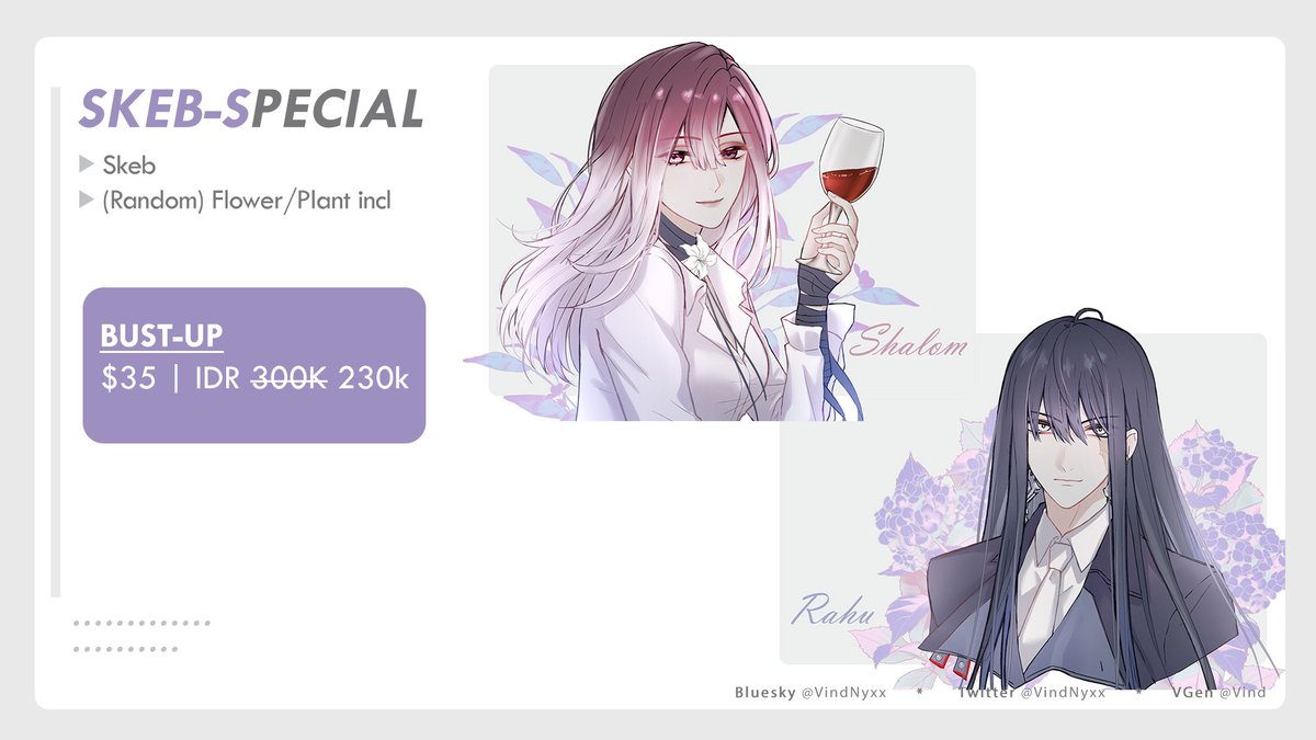 VindNyxx's tweet photo. [🔁 &amp; ♥️ are appreciated]

✨ C0MMISSI0NS 0PEN! ✨

🌷Kindly read my ToS (in comment)
🌷 Please send your order through my twitter DM
🔥🔥 Special discount for PathtoNowhere character (canon/oc/canonxoc~) 🔥🔥

TYSM for your interest and help!

#commission #commissionsopen https://t.co/OxOTTpgJxY