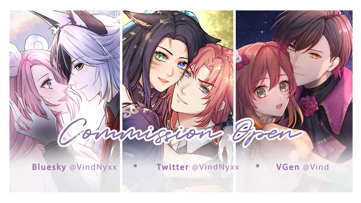 VindNyxx's tweet photo. [🔁 &amp; ♥️ are appreciated]

✨ C0MMISSI0NS 0PEN! ✨

🌷Kindly read my ToS (in comment)
🌷 Please send your order through my twitter DM
🔥🔥 Special discount for PathtoNowhere character (canon/oc/canonxoc~) 🔥🔥

TYSM for your interest and help!

#commission #commissionsopen https://t.co/OxOTTpgJxY