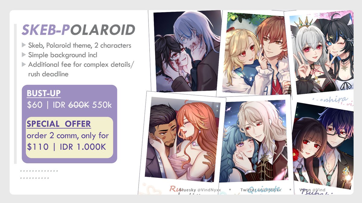 VindNyxx's tweet photo. [🔁 &amp; ♥️ are appreciated]

✨ C0MMISSI0NS 0PEN! ✨

🌷Kindly read my ToS (in comment)
🌷 Please send your order through my twitter DM
🔥🔥 Special discount for PathtoNowhere character (canon/oc/canonxoc~) 🔥🔥

TYSM for your interest and help!

#commission #commissionsopen https://t.co/OxOTTpgJxY