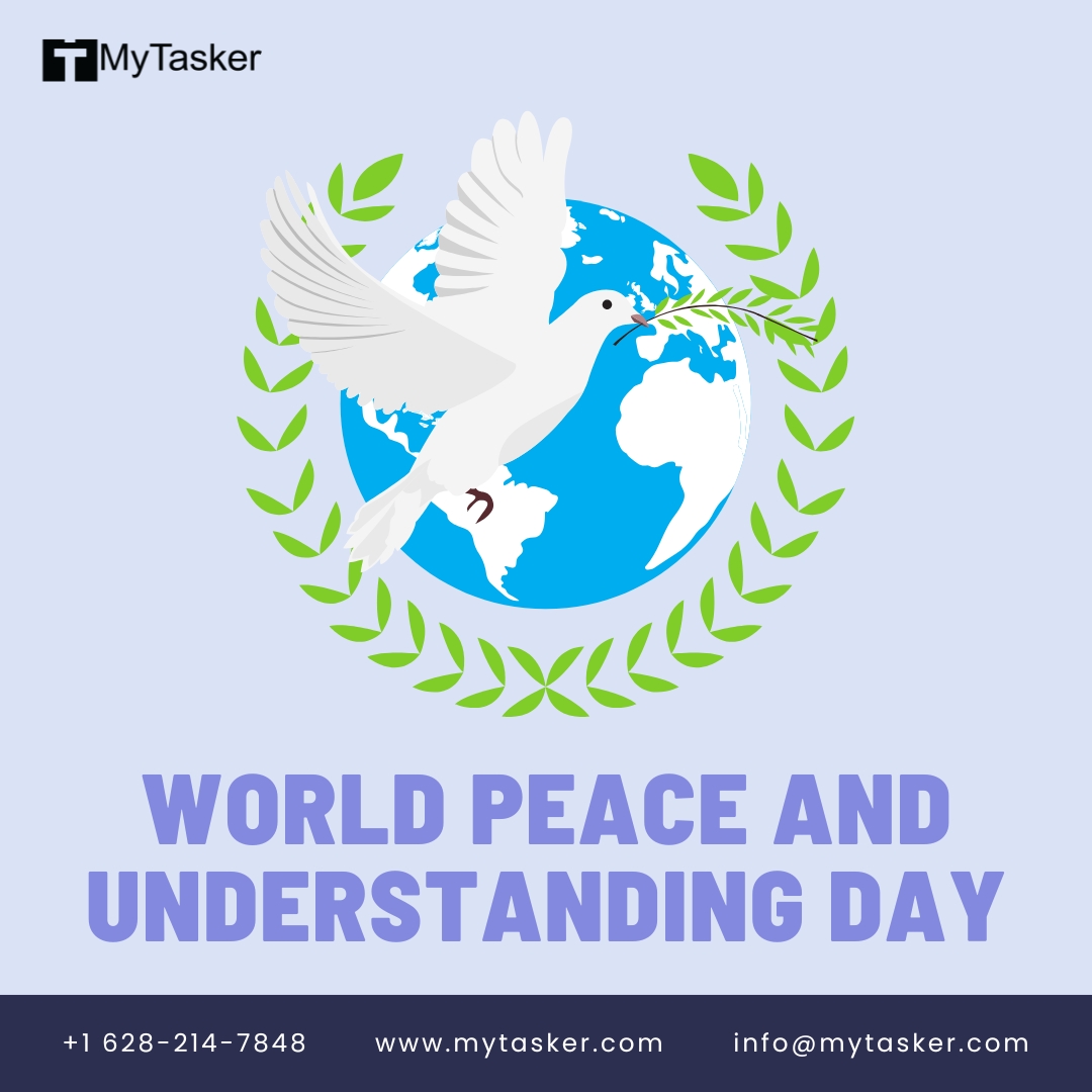 MyTasker's tweet photo. Peace isn't just a dream; it's something we build together.
On World Peace and Understanding Day, let's commit to acts of kindness and bridge divides.

#WorldPeaceDay #mytasker https://t.co/6BqjGNzN0E