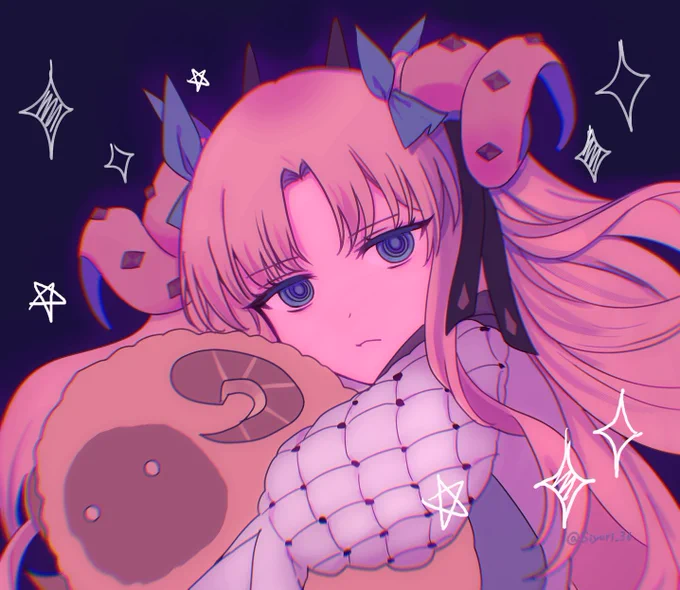 クラスカードのエレちゃん好きっていう絵 