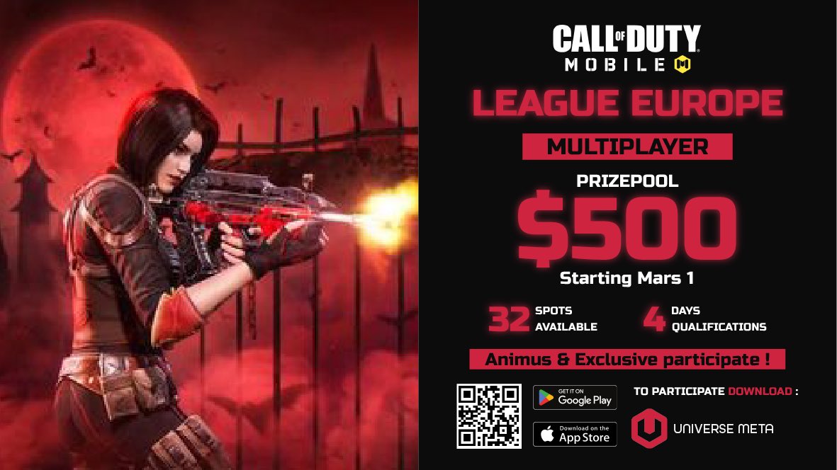 The Universe Meta Multiplayer League is coming to Europe with a $500 cash prize.

This will be the first tournament to officially mark the return of the T2 ranking, so sign up quickly—spots are limited!

discord.gg/t8Yxr9WDCy