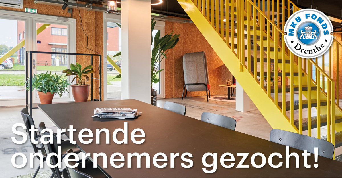 Zoek je startkapitaal voor jouw bedrijf? MKB Fonds Drenthe biedt de oplossing met de Starterslening voor Drentse ondernemers. Start vandaag nog sterk!. bit.ly/3QfCqMJ