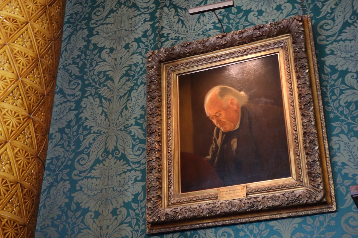 NLC History - have you spotted this portrait in the Smoking Room? Charles Bradlaugh (1833-1891) was a key figure in British liberal politics, championing civil liberties, social reform, and democratic rights. A radical MP, he was a strong supporter of William Gladstone. #nlc