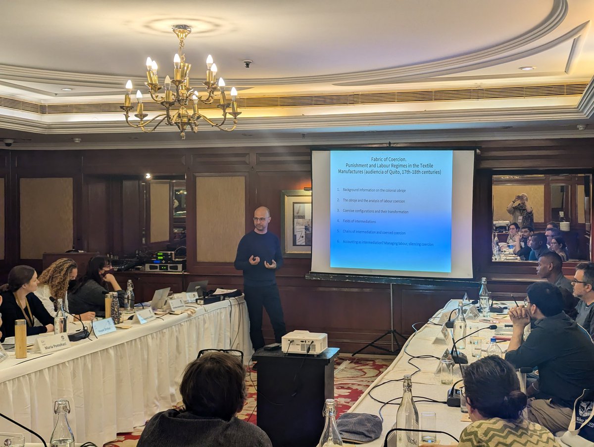 Day 3 of the #WinterSchool with a lecture by Christian G. de Vito on #Punishment and #LabourRegimes, two panels on the #Intermediation of #Migration and #Labour and a teaching block on the #Anthropology of Labour.

More updates on our events on Bluesky: bsky.app/profile/mwfdel…