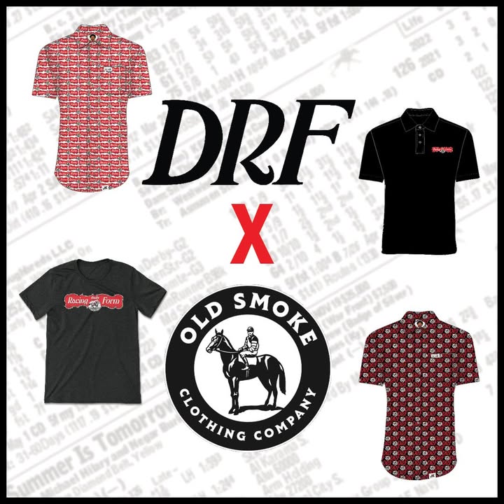 Daily Racing Form (@dailyracingform) on Twitter photo Check out all the DRF & <a href="/oldsmokeco/">Old Smoke Clothing Co.</a> shirts!!
⬇️⬇️⬇️
oldsmokeclothing.com/drf?utm_source… Check out all the DRF & <a href="/oldsmokeco/">Old Smoke Clothing Co.</a> shirts!!
⬇️⬇️⬇️
oldsmokeclothing.com/drf?utm_source…