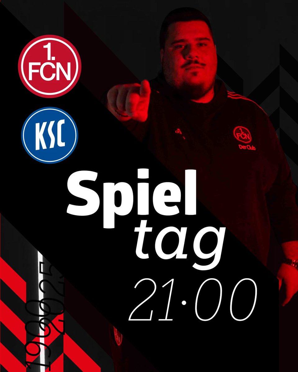 Es geht in die heiße Phase!🔥

🆚 Karlsruher SC
⏰ 21 Uhr
📺 twitch.tv/fcn_esports
🎙️ <a href="/BadeschlappenLP/">Lukas</a> 

Schaut in den Stream und unterstützt unsere Jungs!

#fcn | #fcnesports