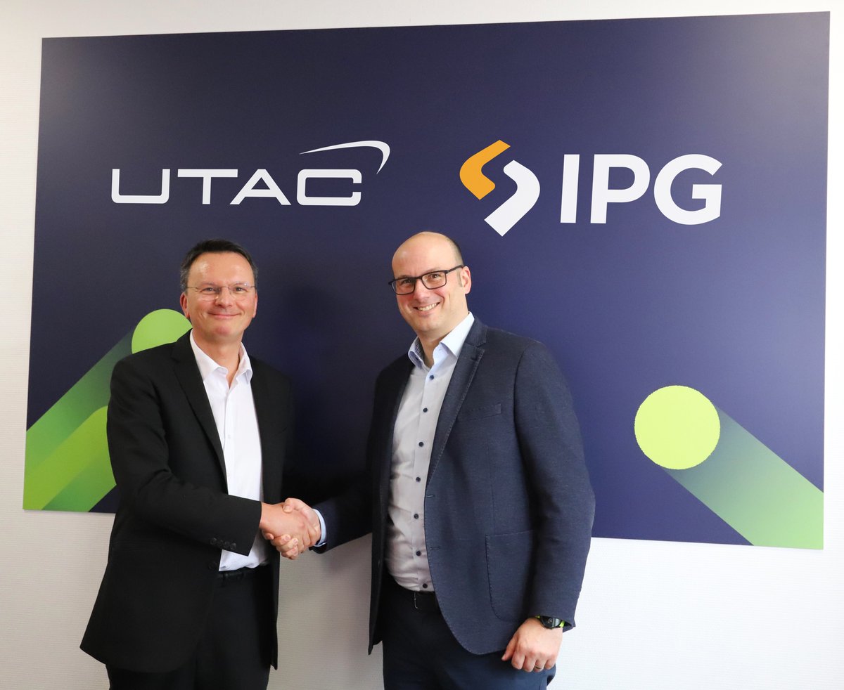 IPG_Automotive's tweet photo. 🚀 We are delighted to announce an exciting new #partnership! 🤝👏
Together with #UTAC, we are starting a collaboration to create a joint solution that offers simulation and assessment from a single source.
👉More information: https://t.co/6IWBSRNU3C
#IPGAutomotive #EuroNCAP https://t.co/eph8g5pLkW