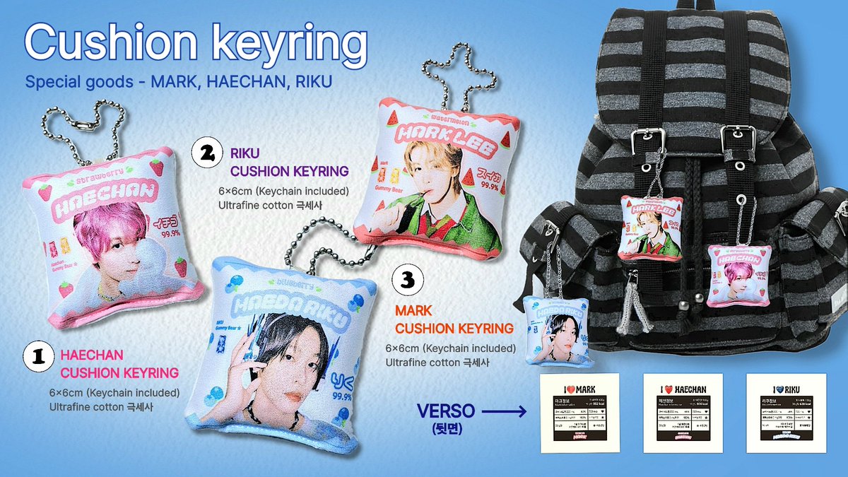 ★DREAM WISH 학생증 세트 pre-oder ໒꒱⋆ ˖ﾟ
    &amp; 마크 해찬 리쿠 쿠션키링 

#RT 추첨 2분께 원하시는 제품 보내드려요♡
✨️전체특전 [127 dream wish 행운부적 포카]

🗓 02.19 (22:00) - 02.28 (23:59)
witchform.com/payform/OD6ERA…

G.O -> DM