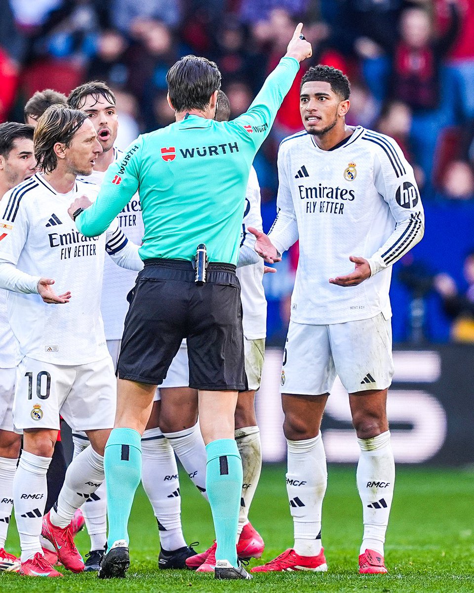 FabrizioRomano's tweet photo. 🚨⚠️ Real Madrid are set to appeal the Competition Committee’s decision to ban Jude Bellingham for two games.

“Based on the images and expert opinion sent by Real Madrid, it has NOT been able to prove that he says “F*ck Off” instead of “F*ck You.” The ref’s report is presumed to be true and the appeal fails”, the report from Committee reports.