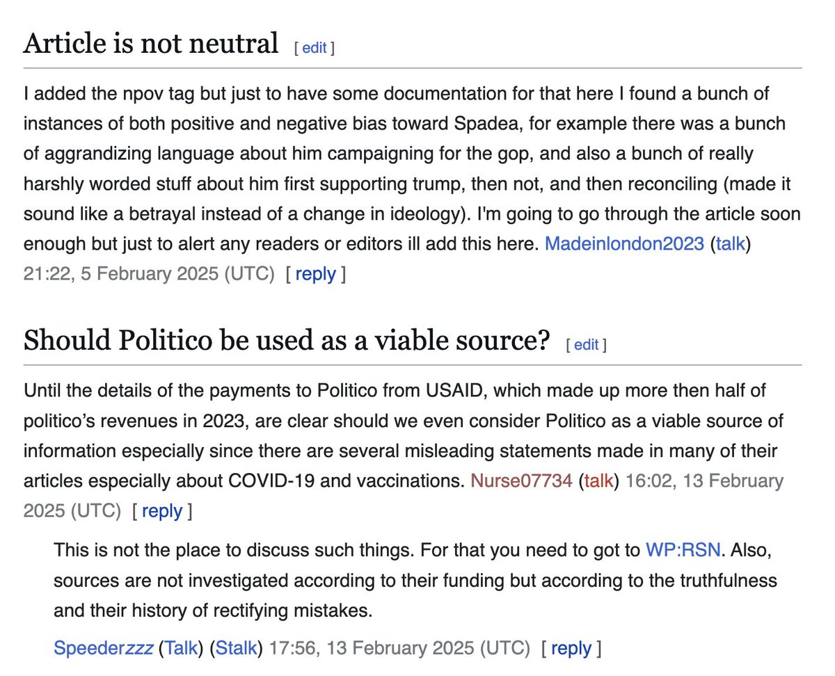 spsullivan's tweet image. always fun to take a cruise through the talk section of a politician's wikipedia page during an election cycle