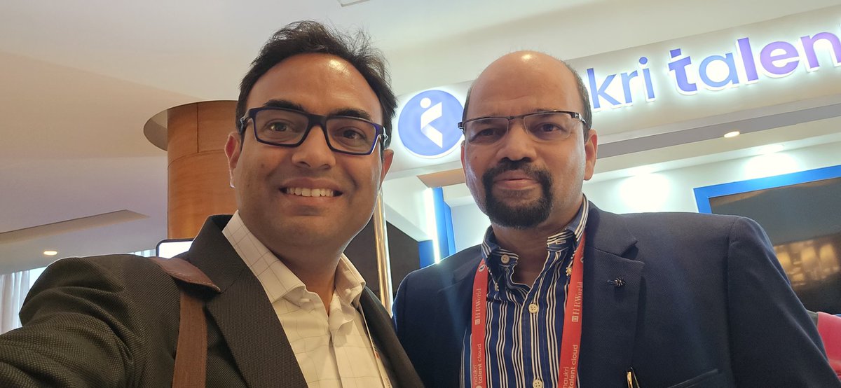 BeingHR's tweet photo. Pleasure to meet in person @DPrasanthNair at
@ETHrWorld #ETNextech 

It has been long to know him through social media X / Twitter and read his informative and insightful Tweets but meeting in person is amazing. 

#Selfie to banti hai! https://t.co/xjMh0RGw65