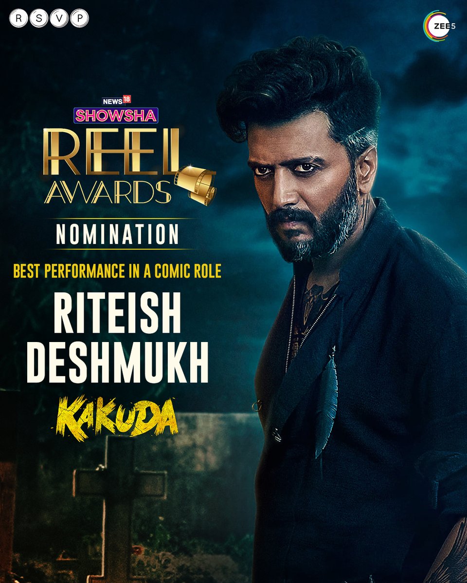 RSVP (@rsvpmovies) on Twitter photo .<a href="/Riteishd/">Riteish Deshmukh</a> steals the show yet again as he bags the nomination of Best Performance in a Comic Role for Kakuda! тЬи
LetтАЩs celebrate this moment with your votes ЁЯЩМ
<a href="/News18Showsha/">News18 Showsha</a> #News18ShowReelAwards2025
#Kakuda
<a href="/AdityaSarpotdar/">Aditya Sarpotdar</a> #SonakshiSinha #SaqibSaleem <a href="/RonnieScrewvala/">Ronnie Screwvala</a> .<a href="/Riteishd/">Riteish Deshmukh</a> steals the show yet again as he bags the nomination of Best Performance in a Comic Role for Kakuda! тЬи
LetтАЩs celebrate this moment with your votes ЁЯЩМ
<a href="/News18Showsha/">News18 Showsha</a> #News18ShowReelAwards2025
#Kakuda
<a href="/AdityaSarpotdar/">Aditya Sarpotdar</a> #SonakshiSinha #SaqibSaleem <a href="/RonnieScrewvala/">Ronnie Screwvala</a>
