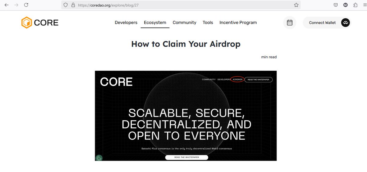 Mohit2009's tweet photo. @Coredao_Org @BitGo Hello Team 
Please guide me how can i claim my pending airdrop . I am unable to claim airdrop because Core Dao website has been updated . Please share link or updated link on website. Thanks https://t.co/96dw40T69H