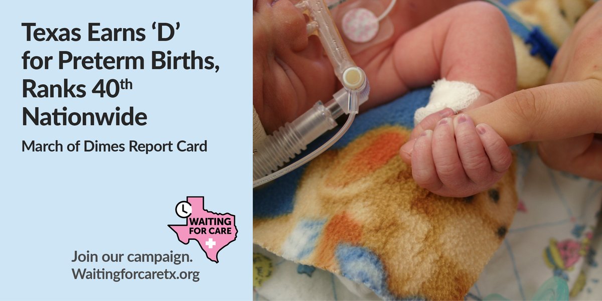 Early prenatal care for moms is vital in helping to prevent preterm births, health issues. But right now, many Texas women are going without. APRNs can help expand healthcare access to women if we remove barriers standing in their way. 
#WaitingforCareTx #HEALTexans #txlege
