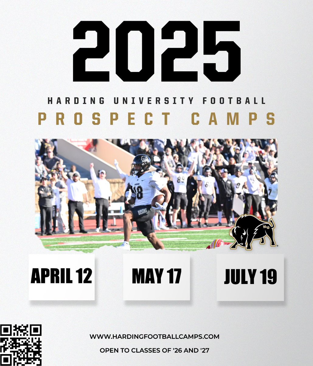 PeytonZimm15's tweet photo. Thank you @MattUnderwoodHU and @Harding_FB for the camp invite!  I can’t wait to get back to Searcy and compete!@SouthsideMavsFB @toddrake00 https://t.co/muqzaPfJOt
