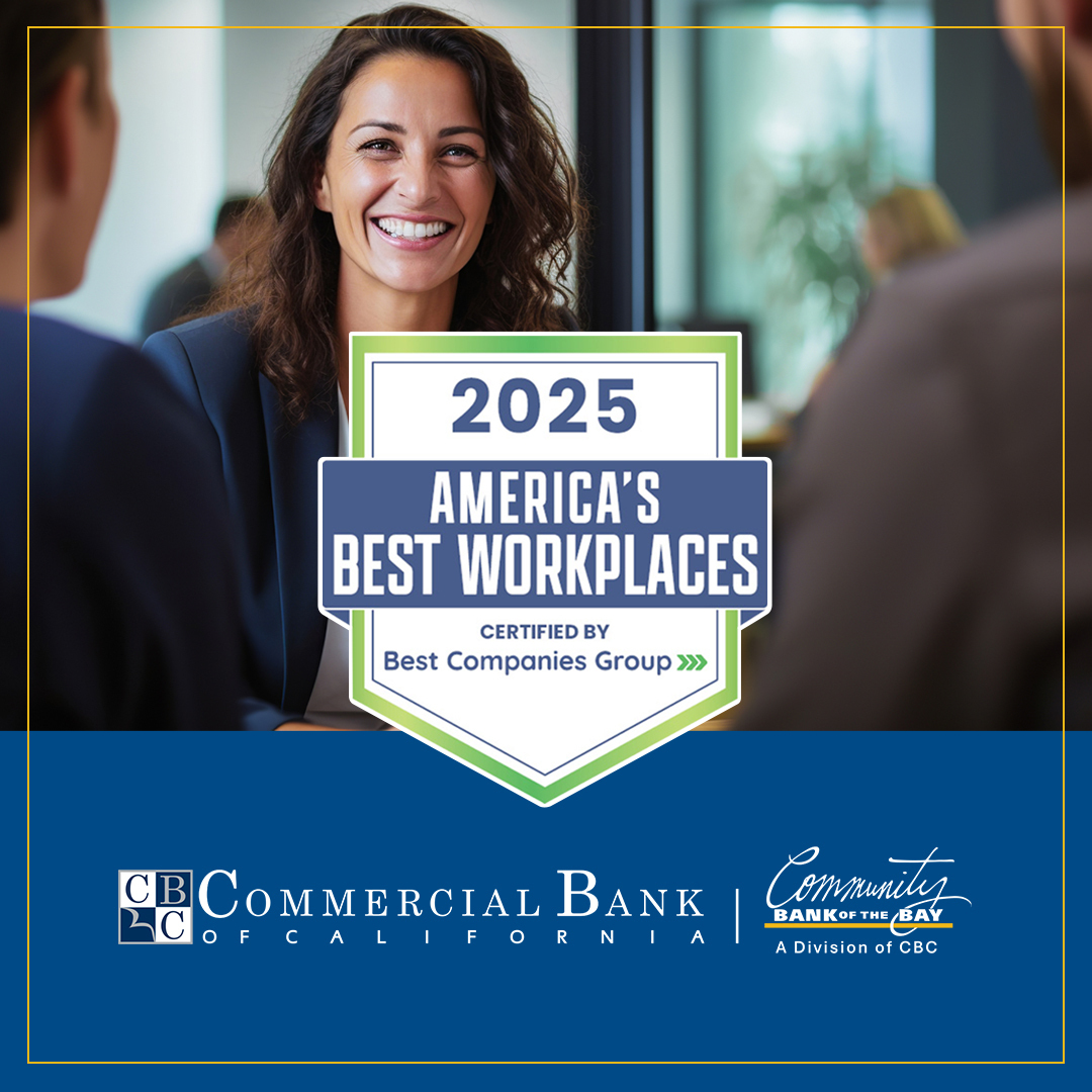 Recently, CBC was recognized as one of the Best Places to Work in 2025 by the Best Companies Group. This honor reflects the outstanding culture and dedication of the team we’re proud to join.

#BestPlacesToWork #CommunityBanking #BankingforGood #BetterTogether