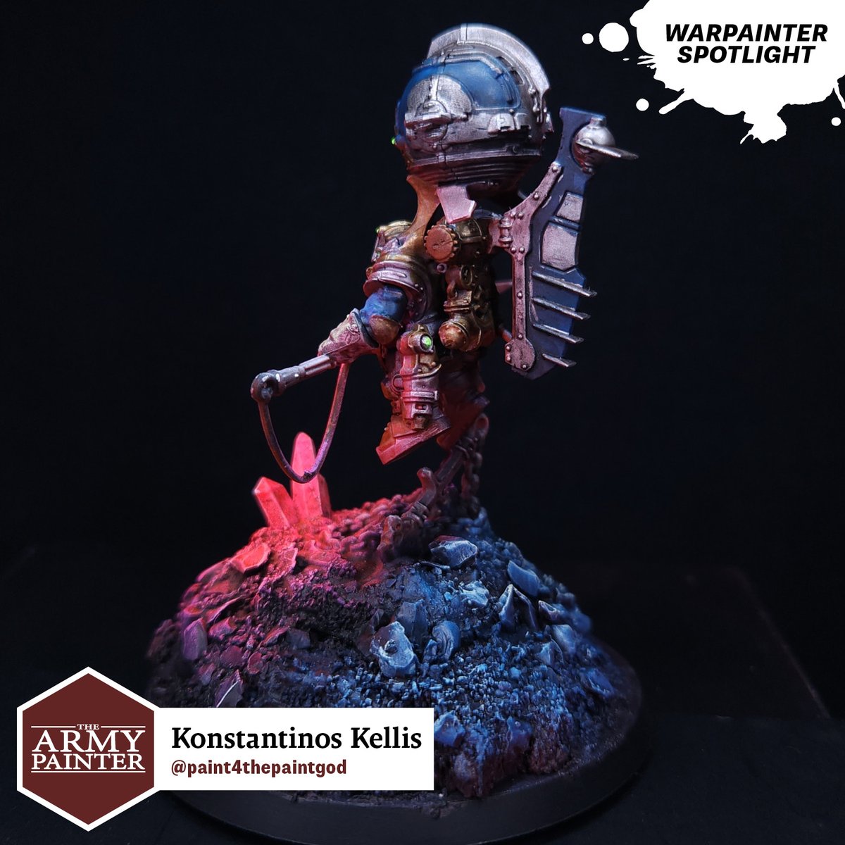 ✨ Warpainter Spotlight ✨
Konstantinos mines the depths of our new Fluorescent Effects paints with his Kharadron Overlord from Games Workshop!

Follow Konstantinos on Instagram at paint4thepaintgod.

If you’d like to be featured, use #thearmypainter or #warpainter on your posts