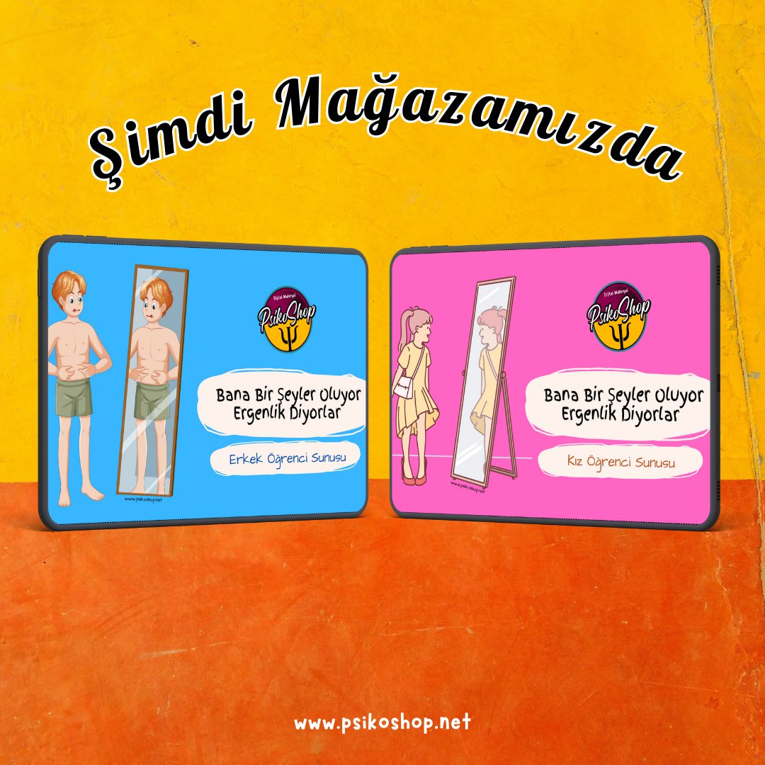 Bana bir şeyler oluyor "Ergenlik" diyorlar (Öğrenci Sunumları)
Online mağazamızı mutlaka ziyaret edin 😊
shopier.com/psikoshop