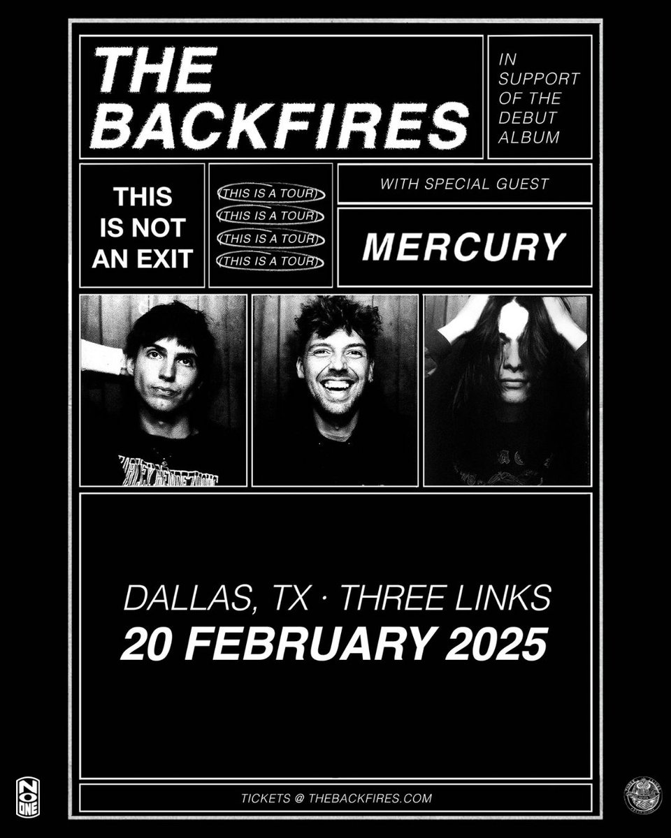 Just Announced! The BackFires With Mercury Tommorrow at Three Links! 

(Doors at 6PM) <a href="/thebackfires/">The Backfires</a> @thebandmercury 
@nooneproductions