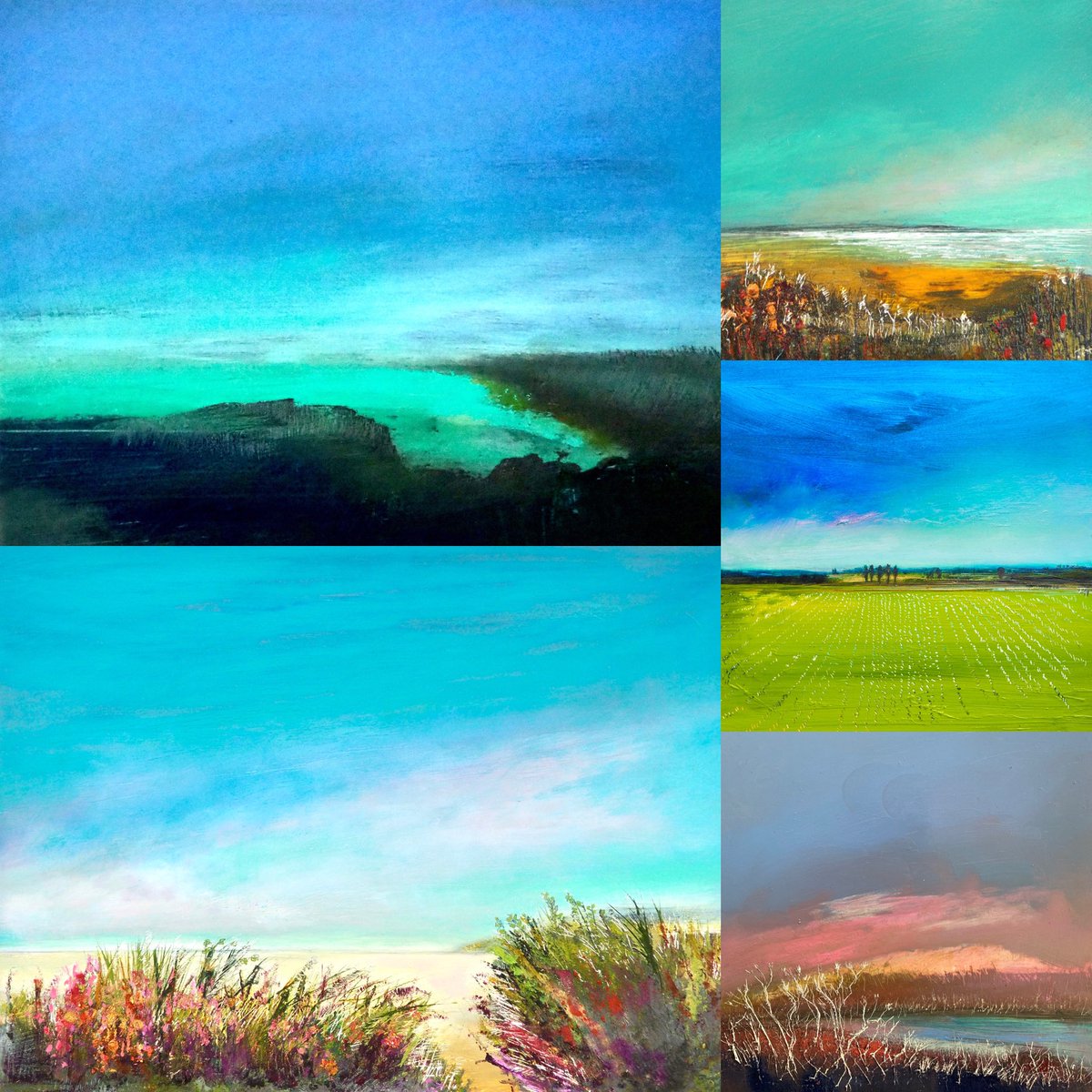 here’s a selection of paintings sold in the last few weeks… my paintings are about quiet reflection…