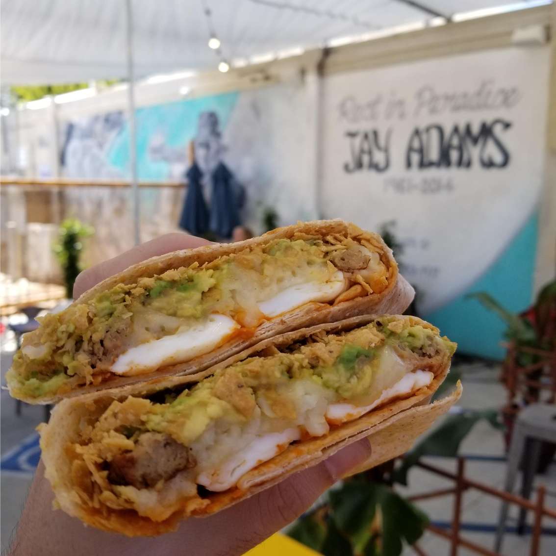 Dogtowncoffee's tweet photo. Halfway through the week calls for a serious fuel-up! Whether you're powering through work or gearing up for a beach day, a #DogtownCoffee #burrito is the perfect pick-me-up. 

Swing by and grab yours today!

#BurritoBreak #BreakfastSantaMonica #CoffeeShopSantaMonica https://t.co/pmglX0Sw27