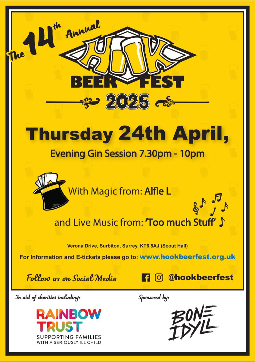 Hook Beer Fest, Surbiton tweet media